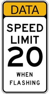 speed limit sign